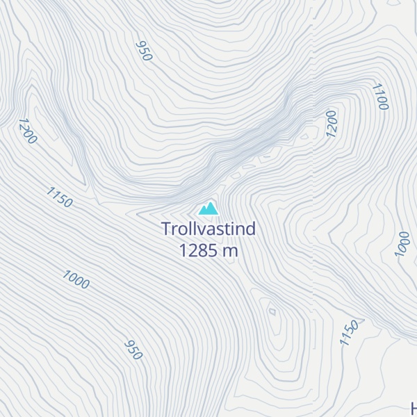 Map of Trollvastind