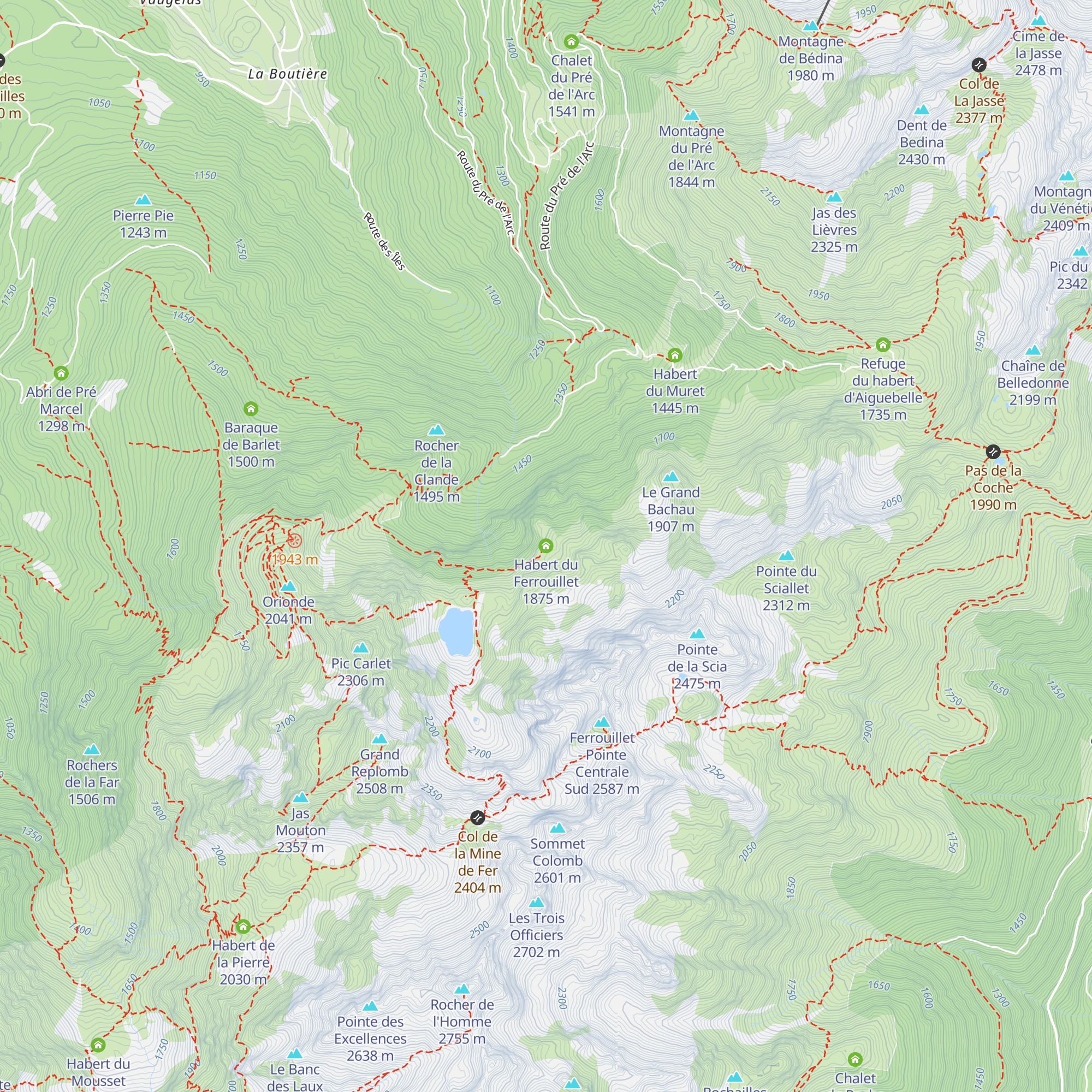 Habert du Ferrouillet map