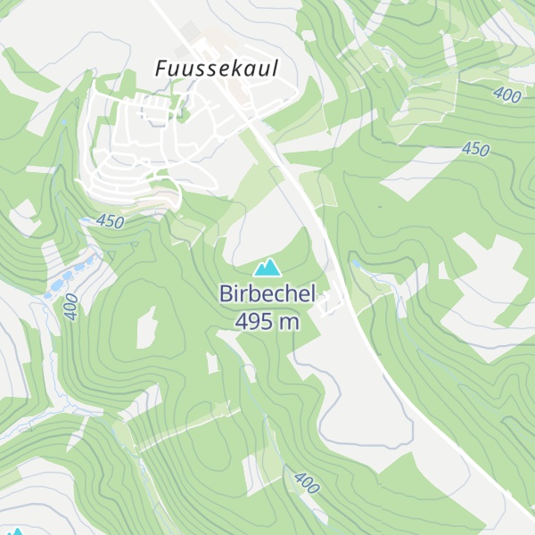Map of Birbechel