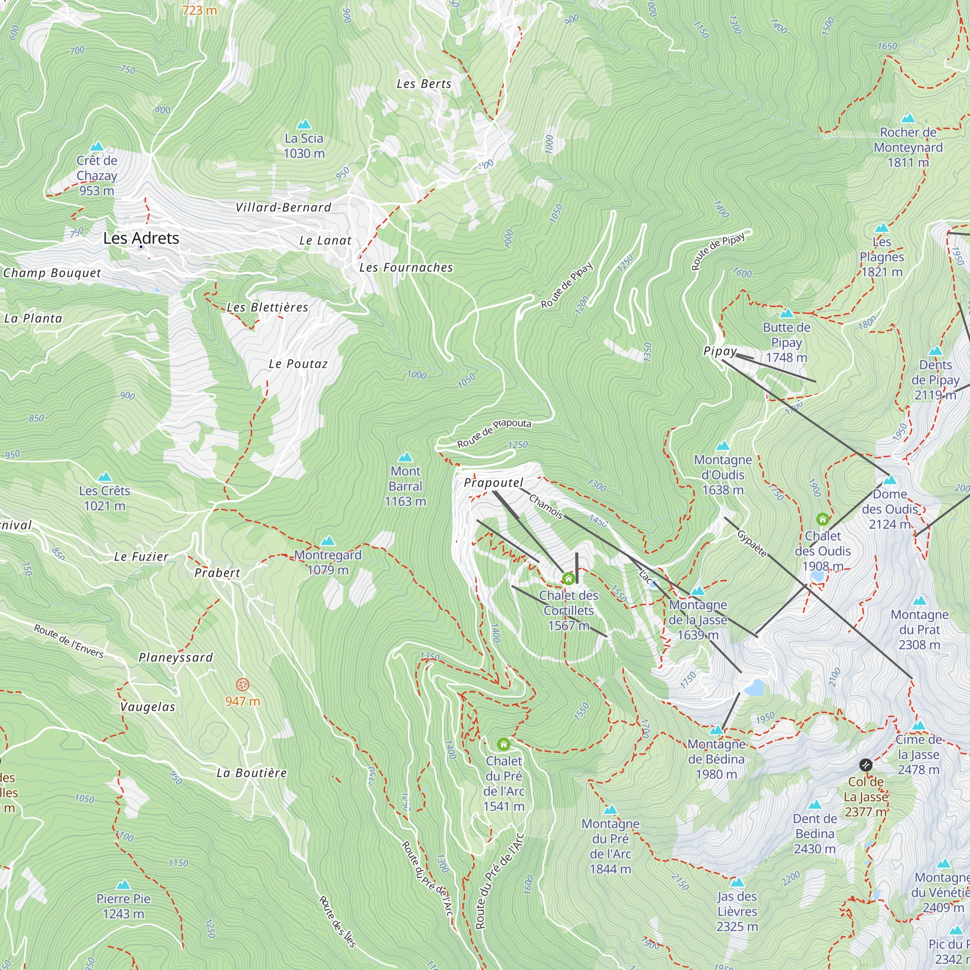 Brasserie crêperie Le Saint-Mury map