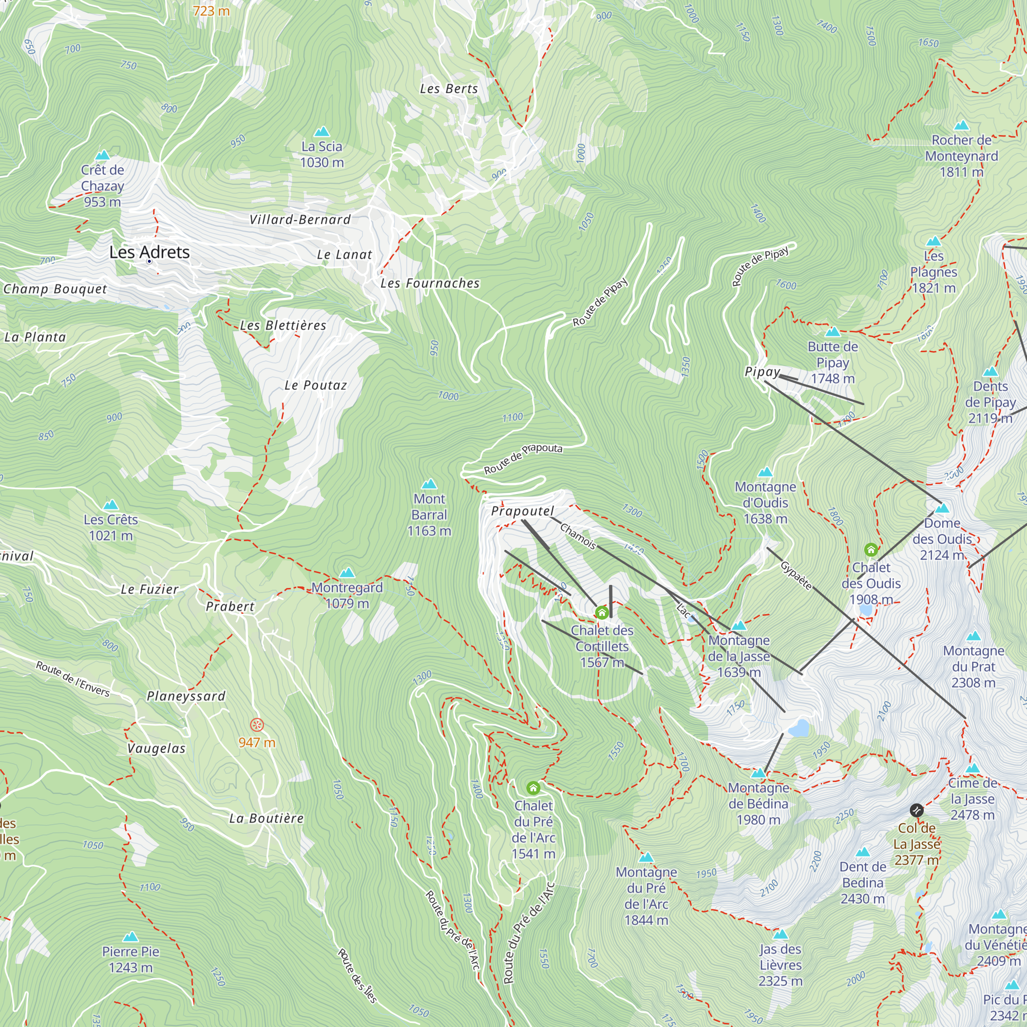 Brasserie crêperie Le Saint-Mury map