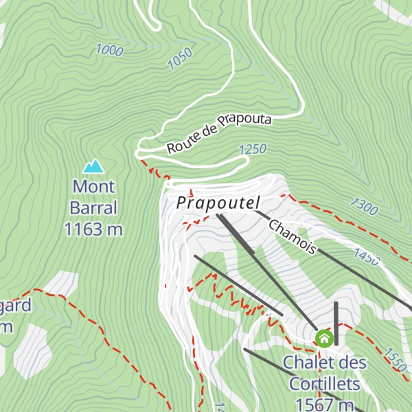 Map of Brasserie crêperie Le Saint-Mury