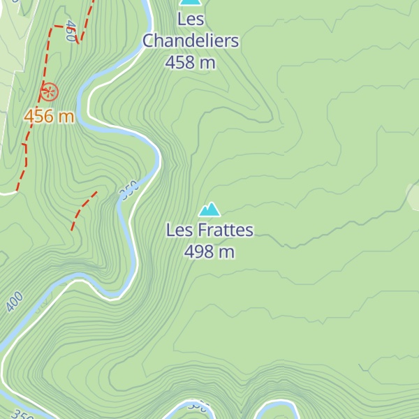 Map of Les Frattes