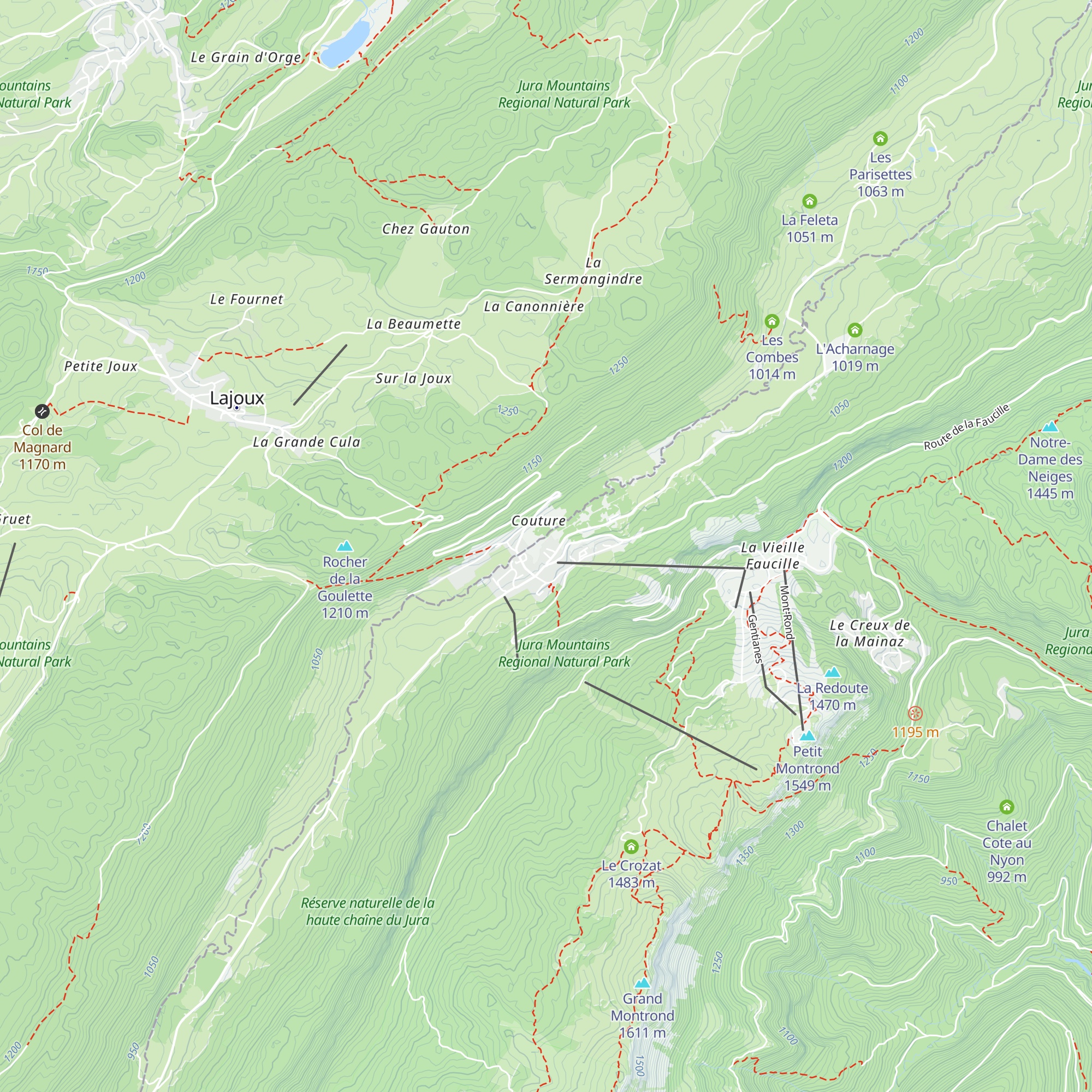 Gîte d'étape communal map