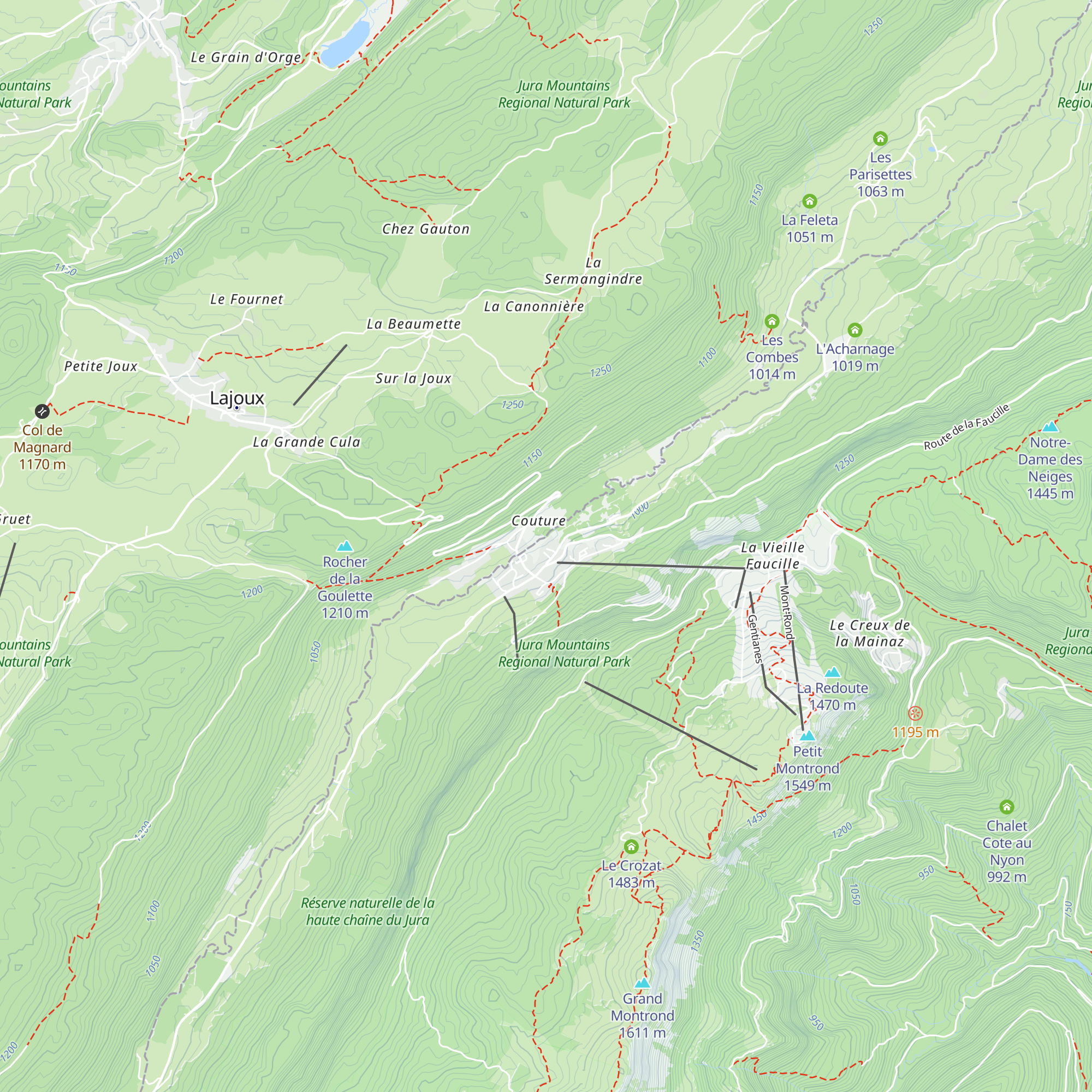 Gîte d'étape communal map