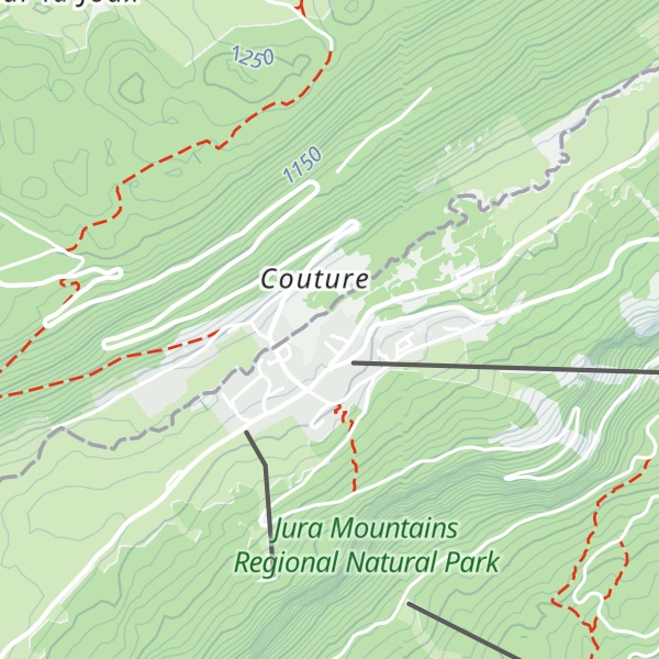 Map of Gîte d'étape communal