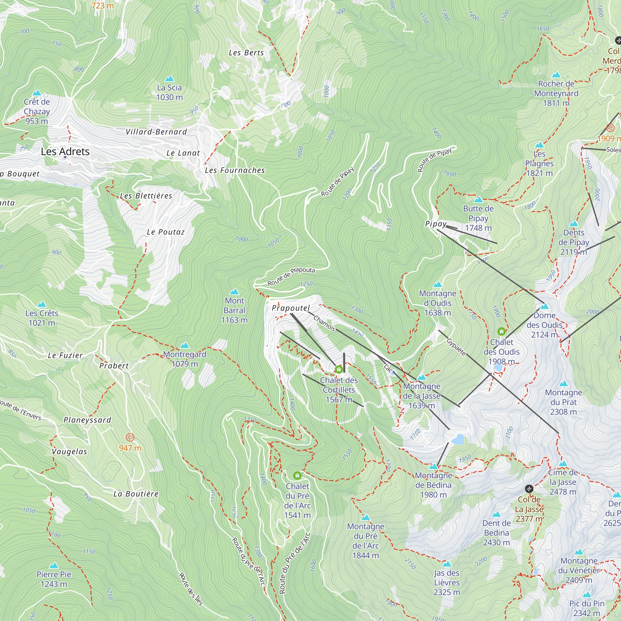 Le Kaktuss map