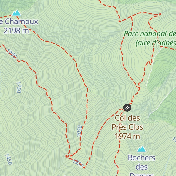 Map of Croix de Rougny