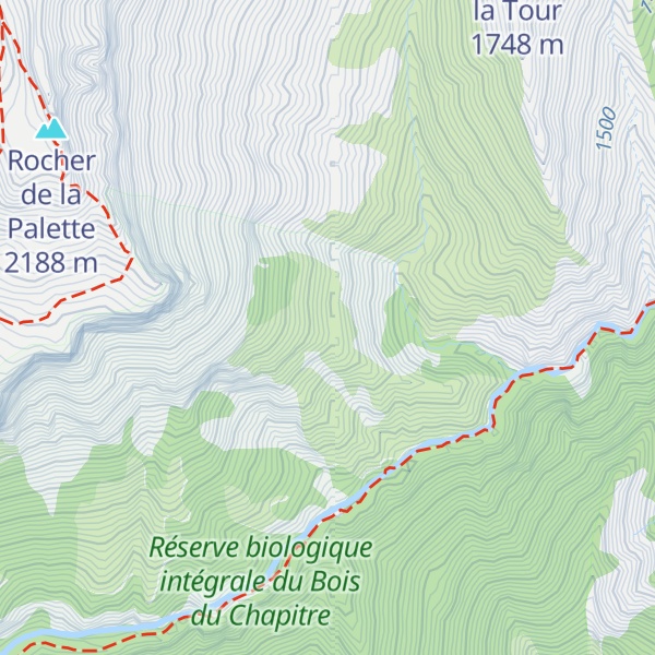 Map of Serre Cresta