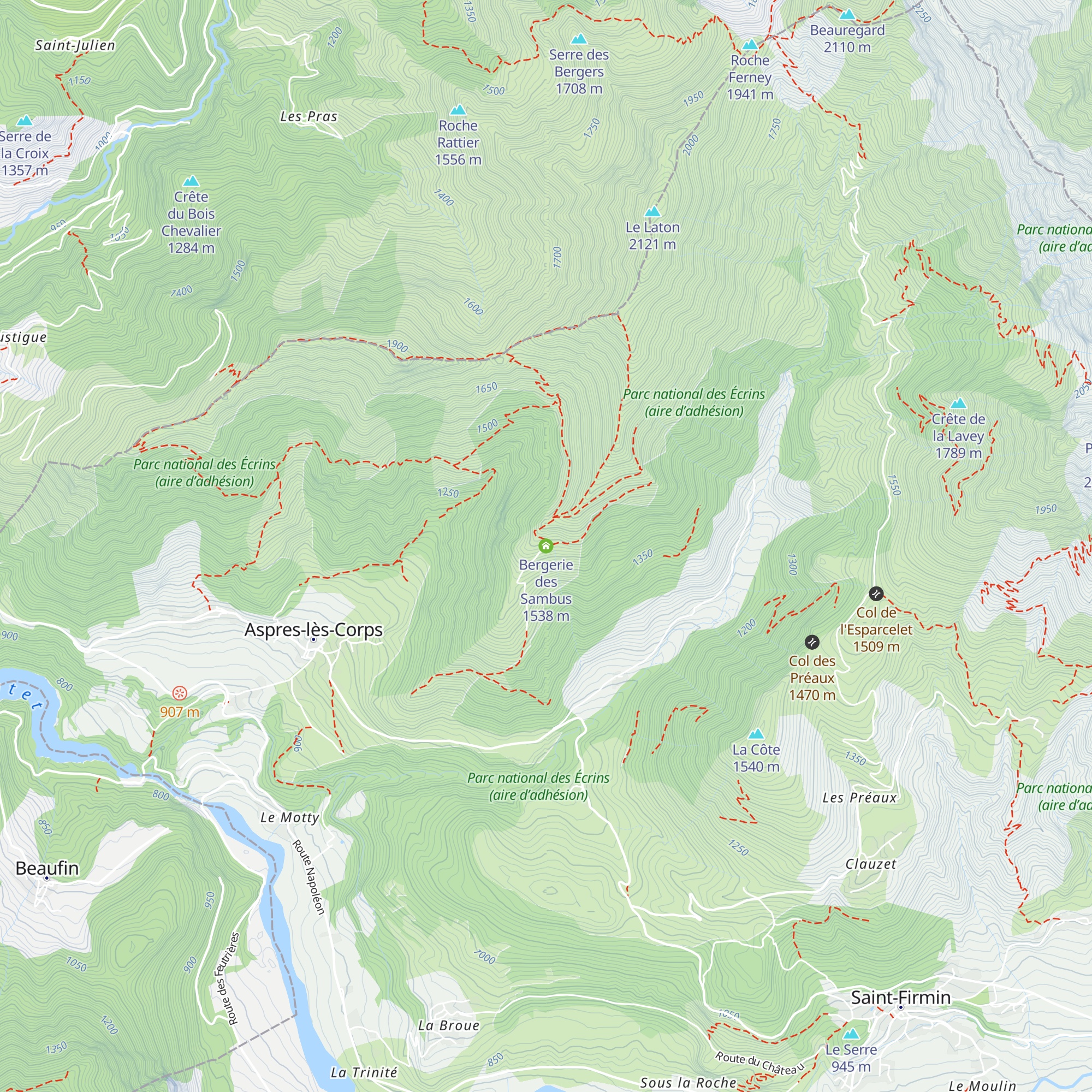 Bergerie des Sambus map