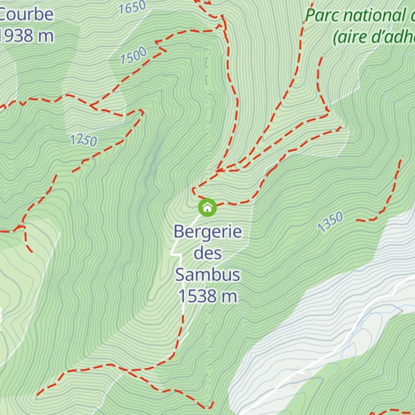 Map of Bergerie des Sambus