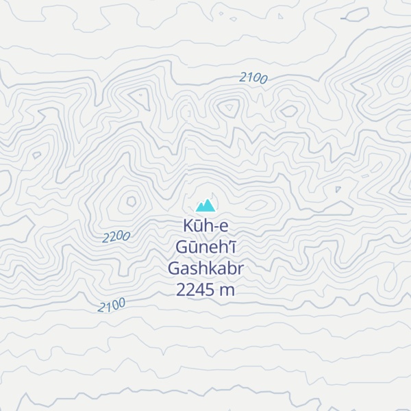 Map of Kūh-e Gūneh’ī Gashkabr