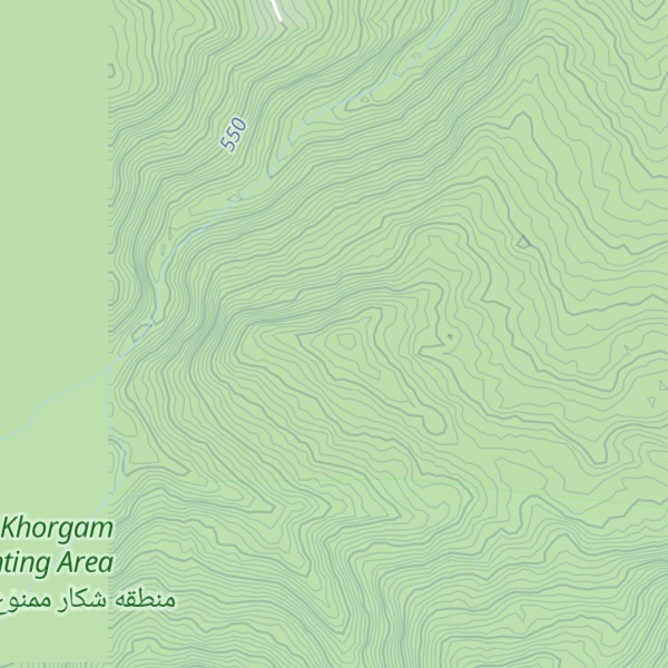 Map of Kūh-e Abrāzamīn