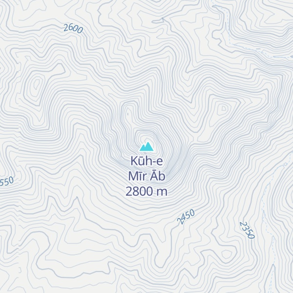 Map of Kūh-e Mīr Āb