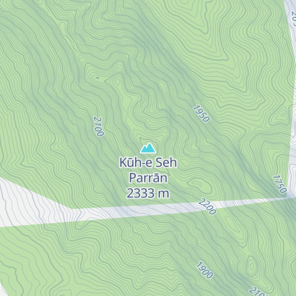 Map of Kūh-e Seh Parrān