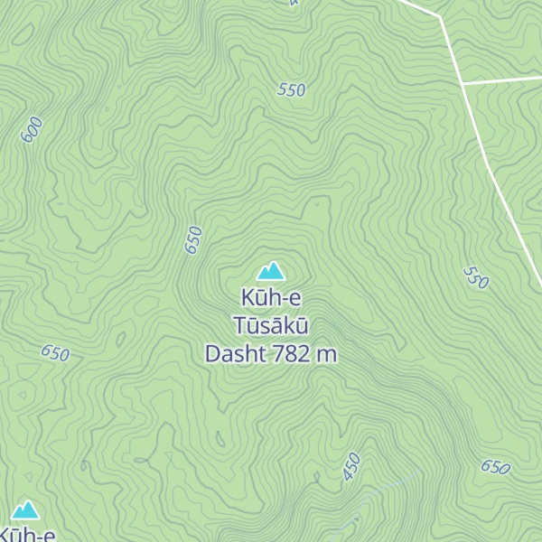 Map of Kūh-e Tūsākū Dasht