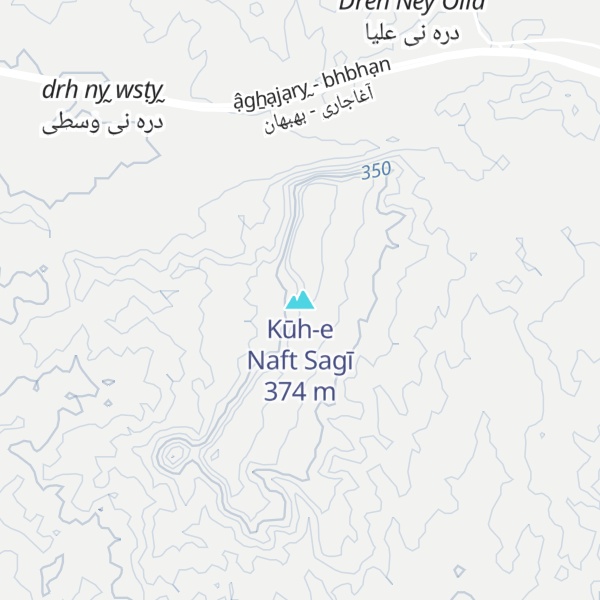 Map of Kūh-e Naft Sagī