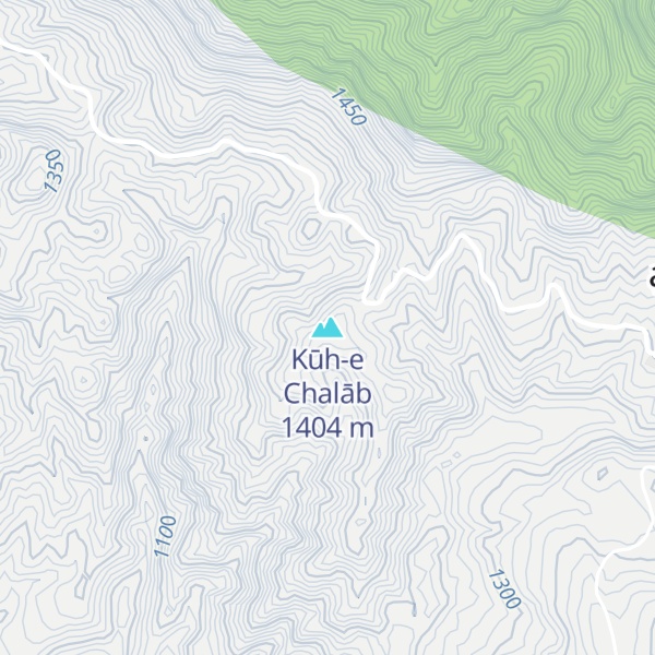 Map of Kūh-e Chalāb