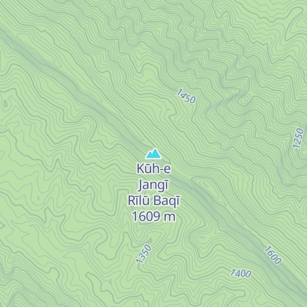 Map of Kūh-e Jangī Rīlū Baqī