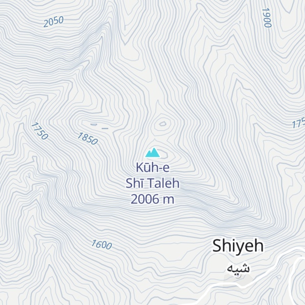 Map of Kūh-e Shī Taleh