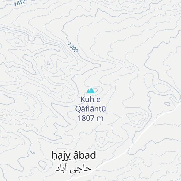 Map of Kūh-e Qāflāntū