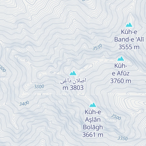Map of اصلان داغی