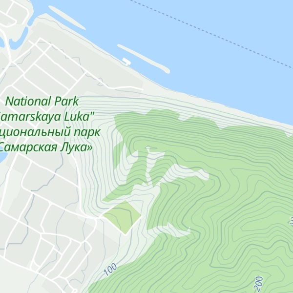 Map of Monastyirskaya gora