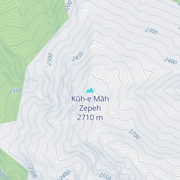 Map of Kūh-e Māh Zepeh