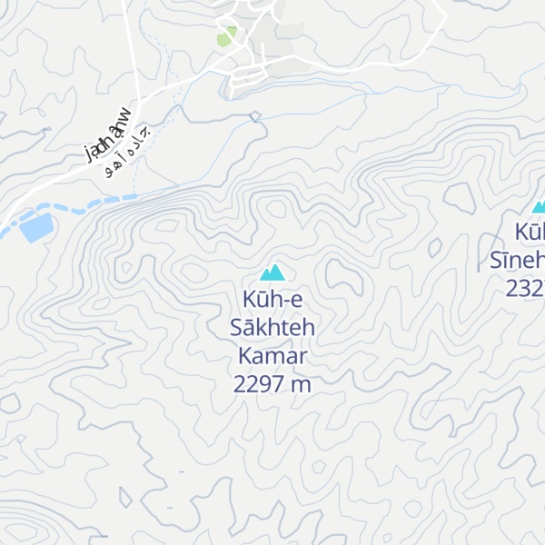 Map of Kūh-e Sākhteh Kamar