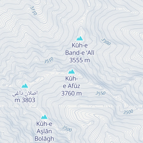 Map of Kūh-e Afūz