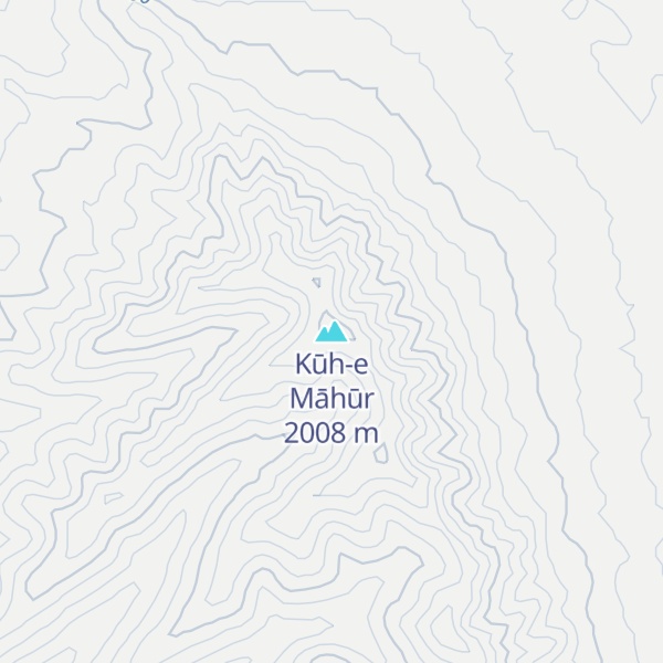 Map of Kūh-e Māhūr