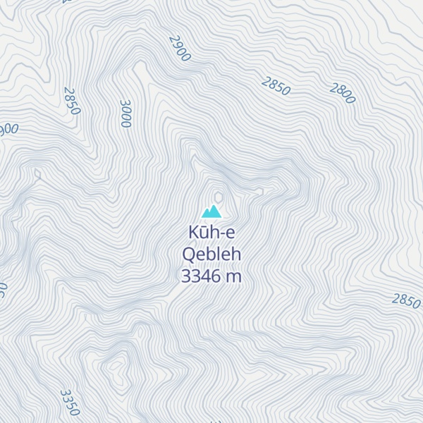 Map of Kūh-e Qebleh