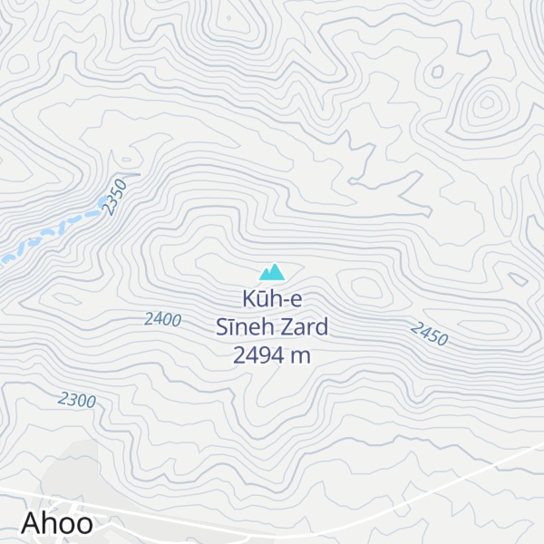 Map of Kūh-e Sīneh Zard