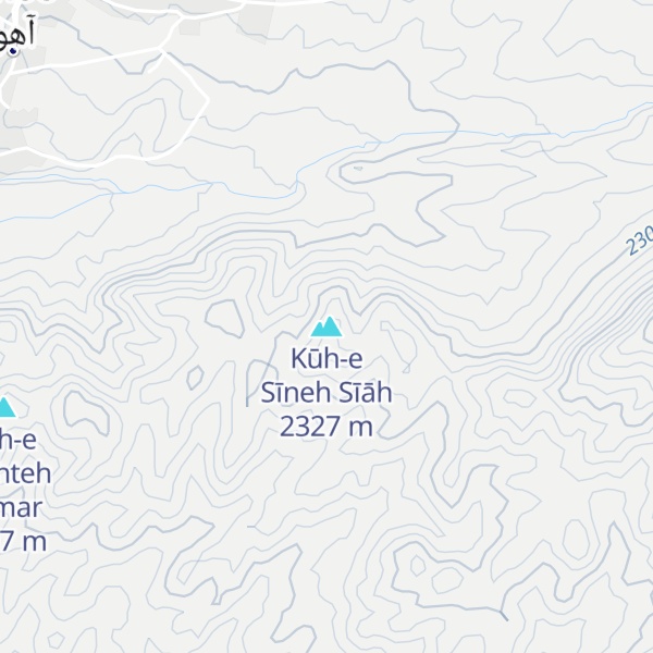 Map of Kūh-e Sīneh Sīāh