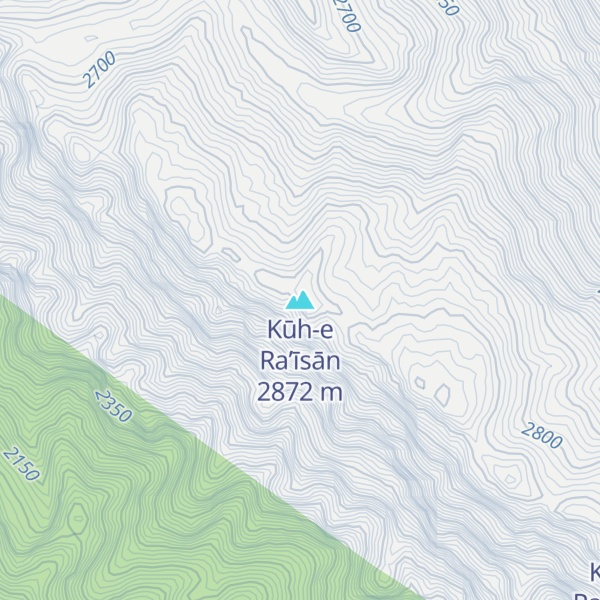 Map of Kūh-e Ra’īsān