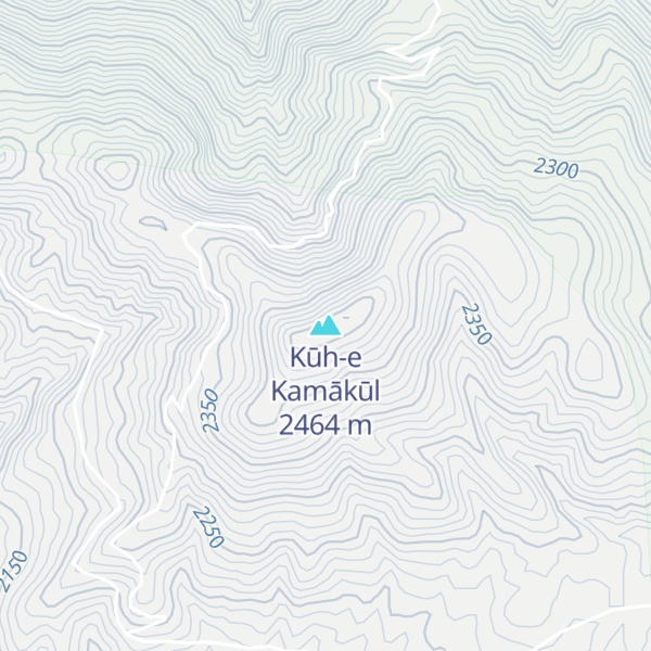 Map of Kūh-e Kamākūl