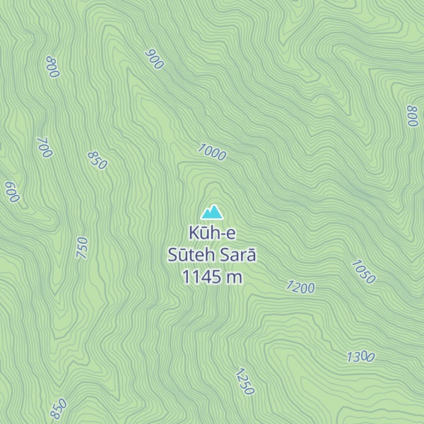Map of Kūh-e Sūteh Sarā