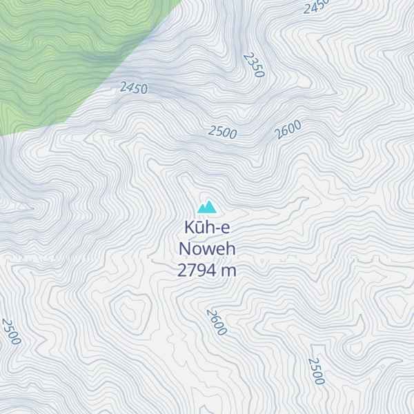 Map of Kūh-e Noweh
