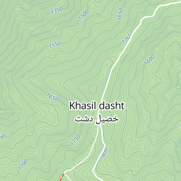Map of Kūh-e Khar Kāl
