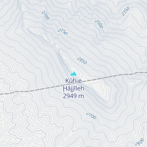 Map of Kūh-e Ḩājjīleh