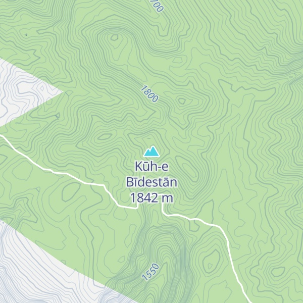 Map of Kūh-e Bīdestān