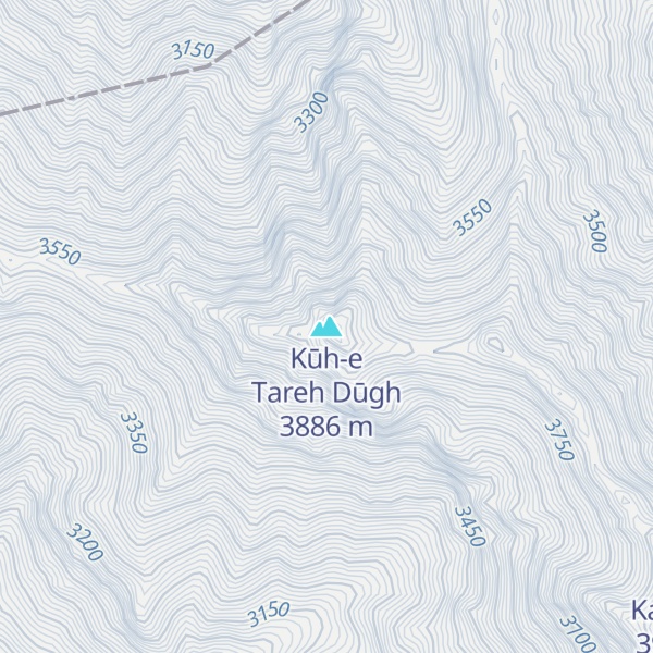 Map of Kūh-e Tareh Dūgh