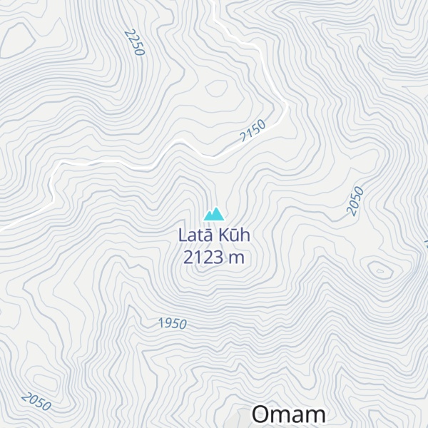 Map of Latā Kūh