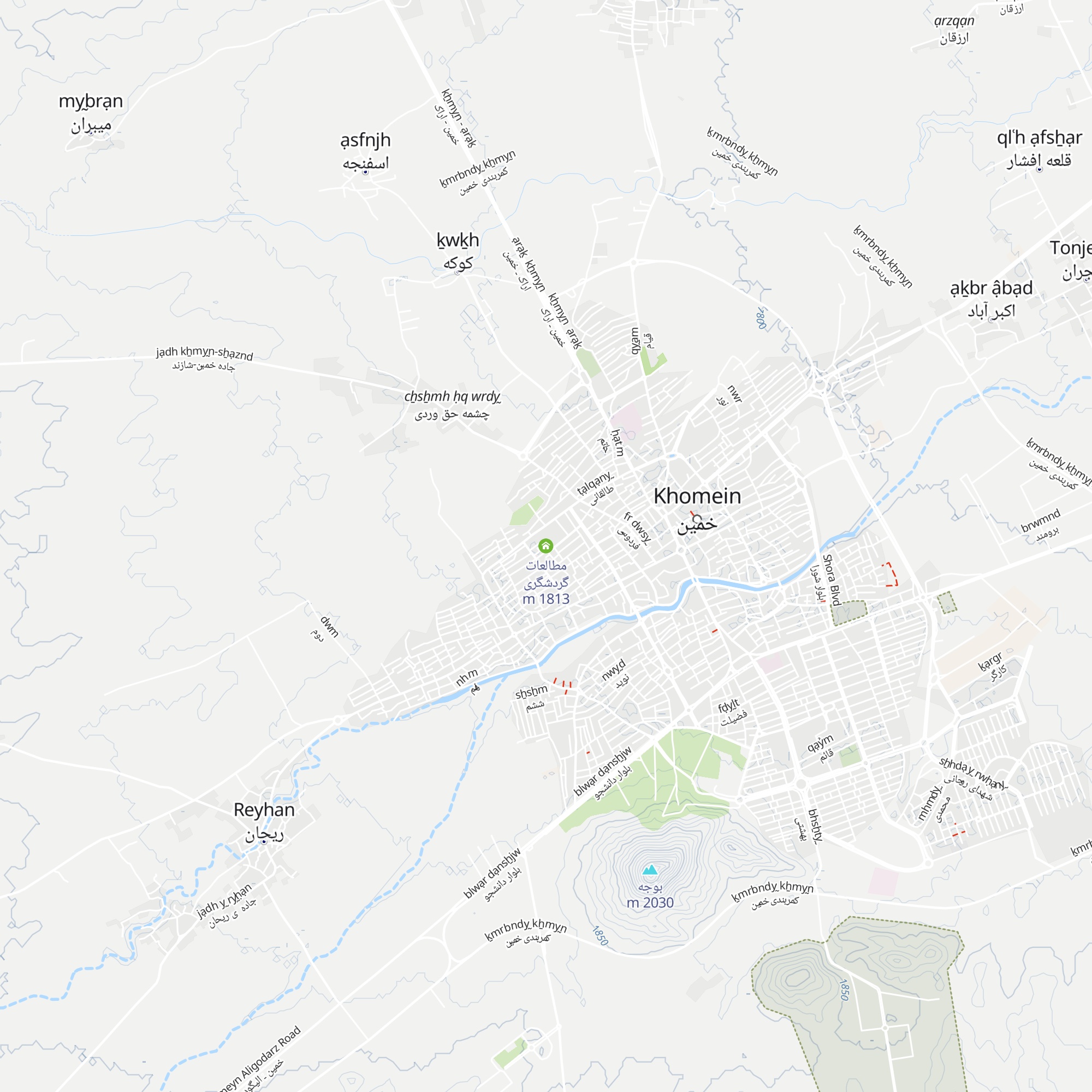 مطالعات گردشگری map