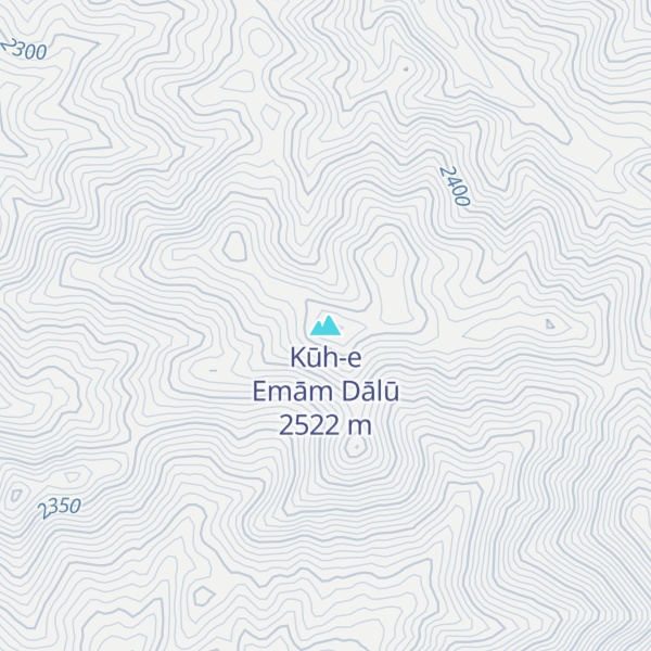 Map of Kūh-e Emām Dālū
