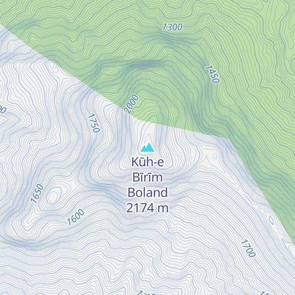 Map of Kūh-e Bīrīm Boland