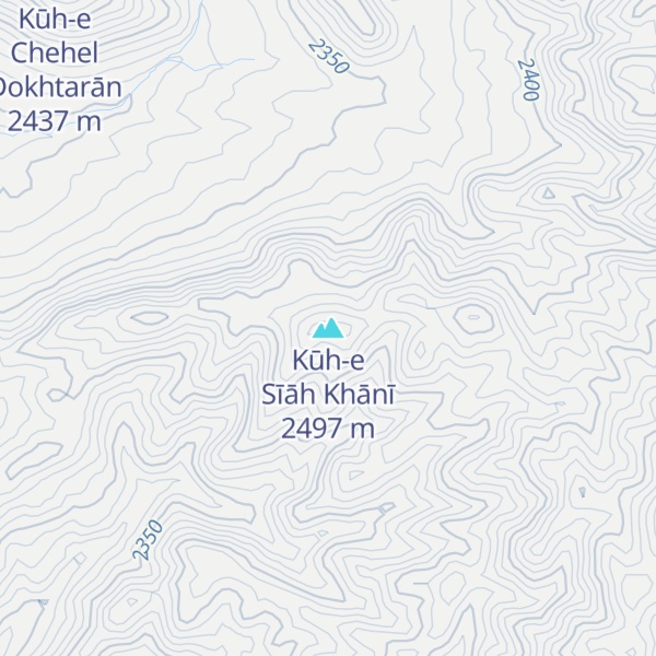 Map of Kūh-e Sīāh Khānī