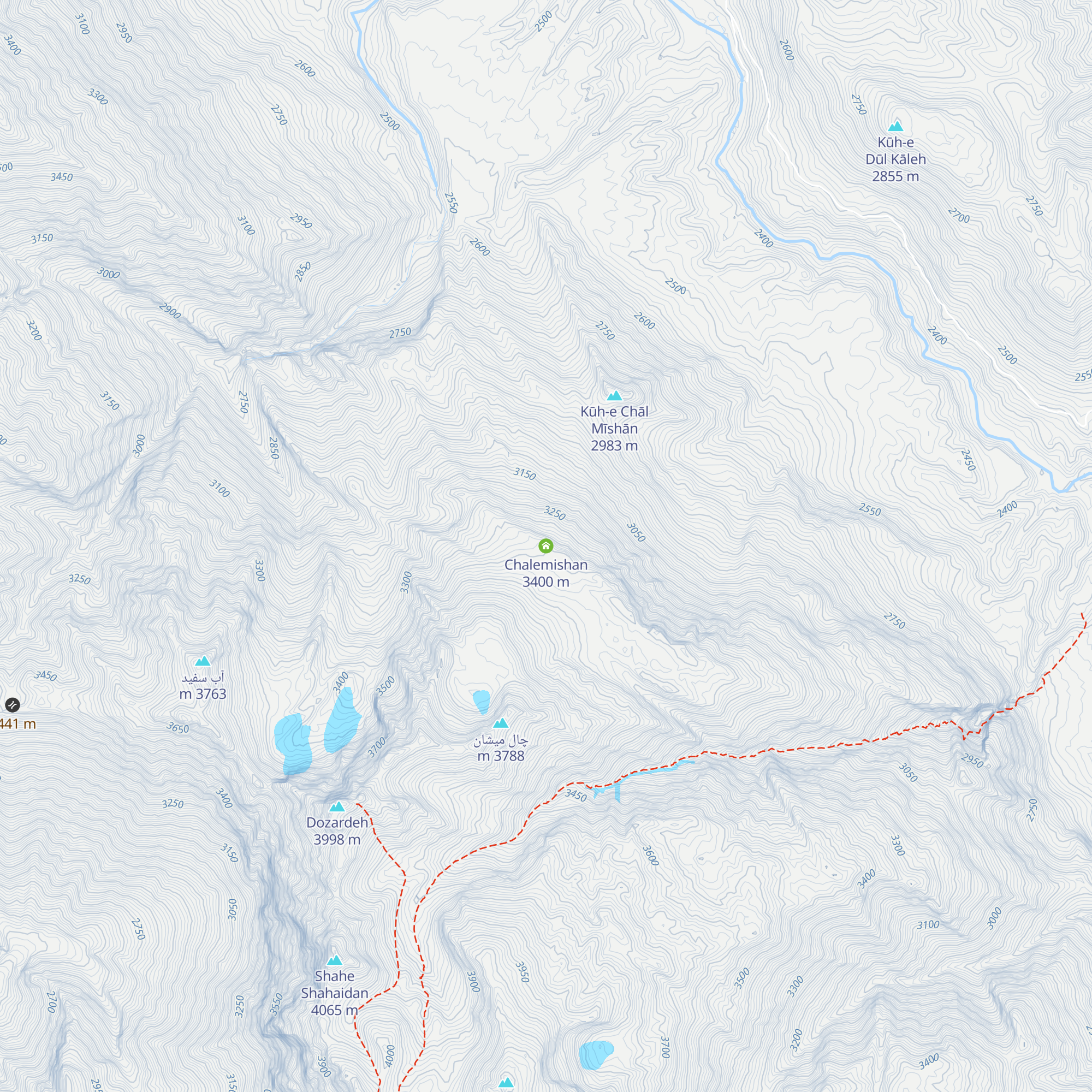 Chalemishan map