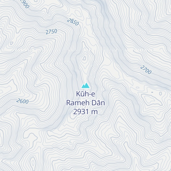 Map of Kūh-e Rameh Dān