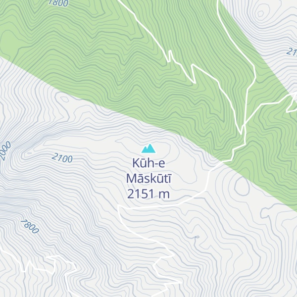 Map of Kūh-e Māskūtī